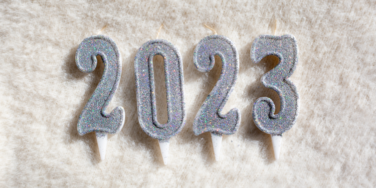 An image of a 2023 sign