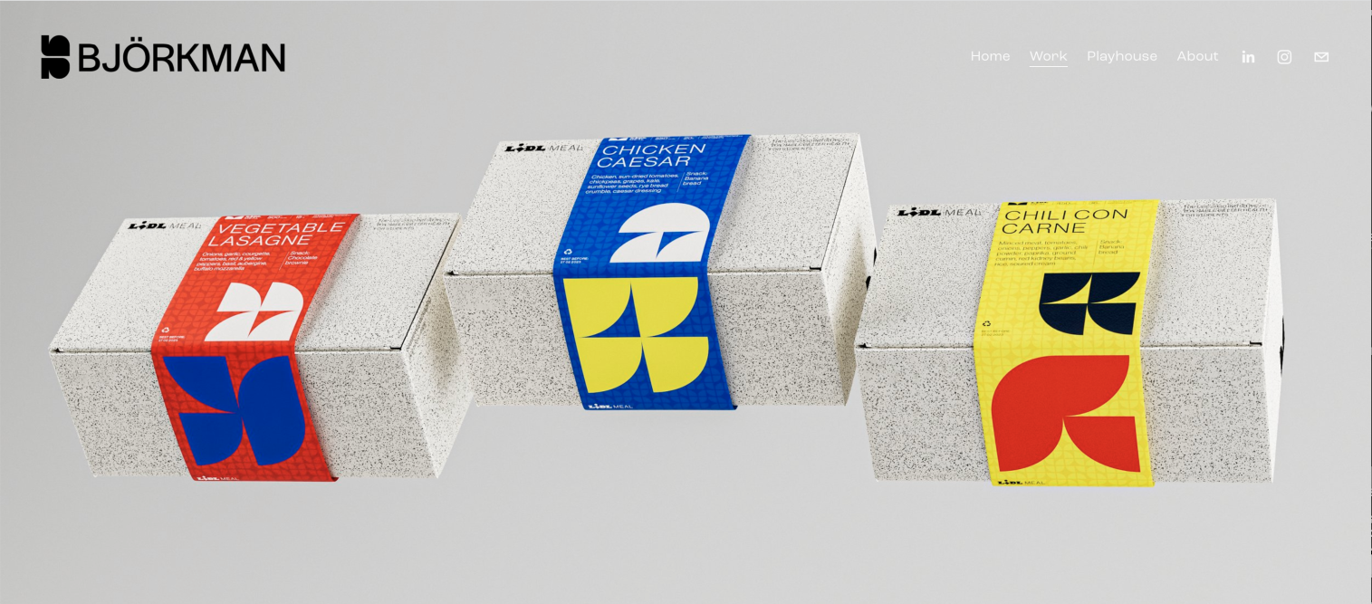 Cardboard lunchboxes for the Lidl meal campaign