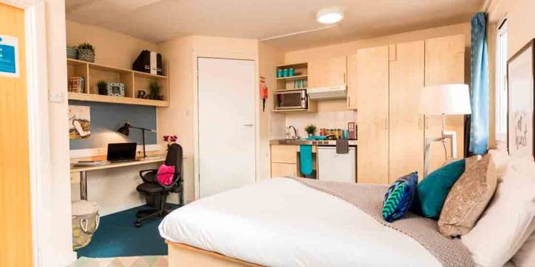 McMillan student village bedroom