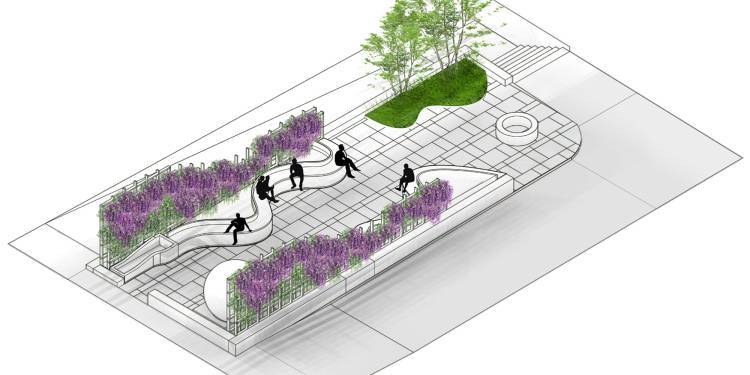 Undergraduate work on the Urban Landscape Architecture course