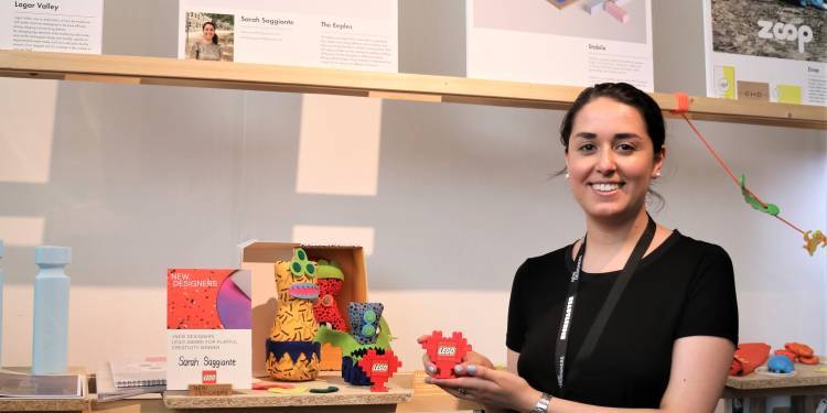 Ravensbourne product design student wins the LEGO Award at New Designers
