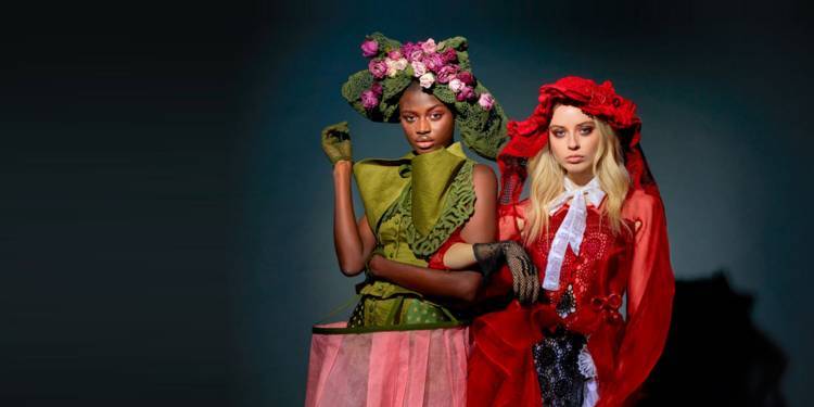 Student coursework from our undergraduate fashion course