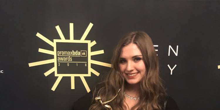 Motion graphics alumna wins Best Newcomer Design at the PromaxBDA UK Awards