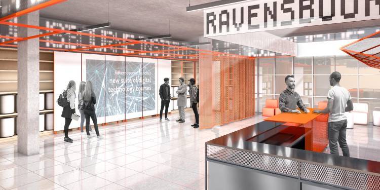 3D Rendering of The Institute, GradSchool