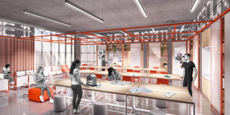 3D Rendering of The Institute