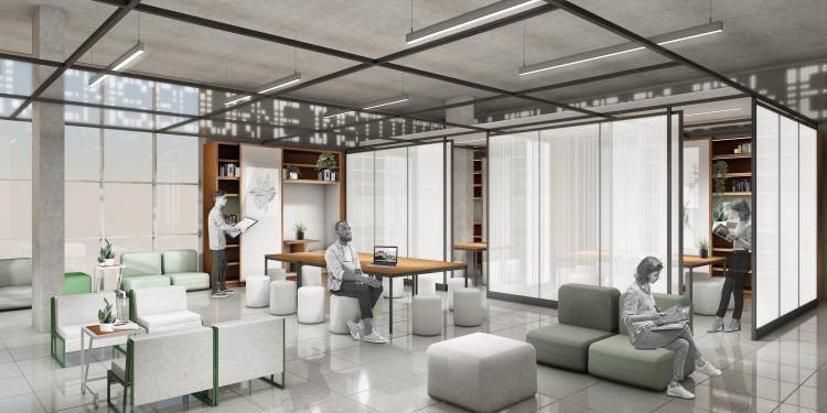 3D Rendering of The Institute, Incubation+