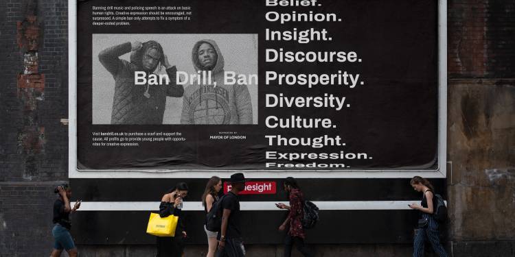 D&AD Billboard 'Ban Drill, Ban Dreaming'