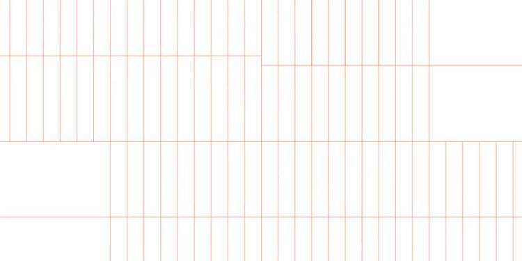 white background with thin orange grid lines