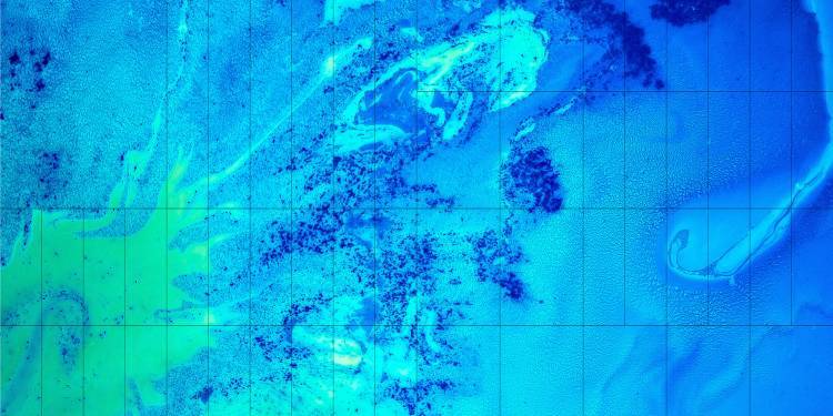 deep blue marble affect