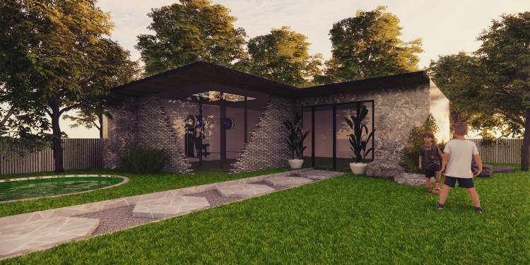 A render of Ahsan Moraby's summerhouse