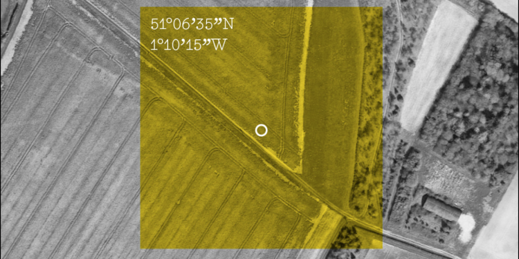 A satellite picture of telegraph pole 17279 and its surrounding area