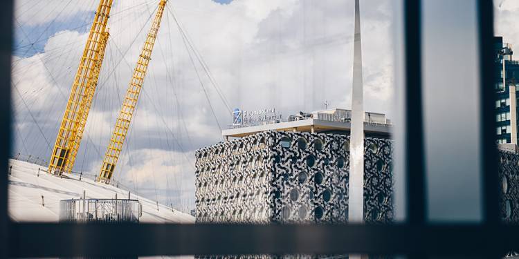 Ravensbourne building from a far