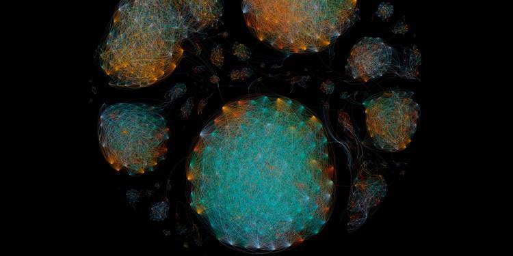 Abstract circular artwork