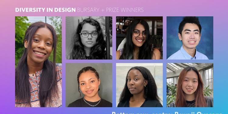 A collage of winners of the Diversity in Design Award 2023