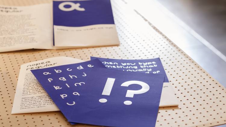Undergraduate work on the Graphic Design course