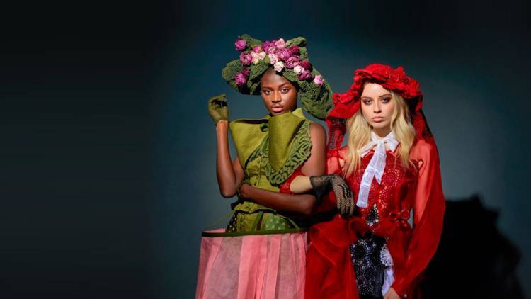 Student coursework from our undergraduate fashion course