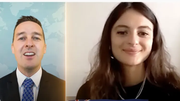 Holly Grounds receives her Worldstar Award during virtual ceremony