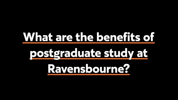 What are the benefits of studying PG at Ravensbourne video