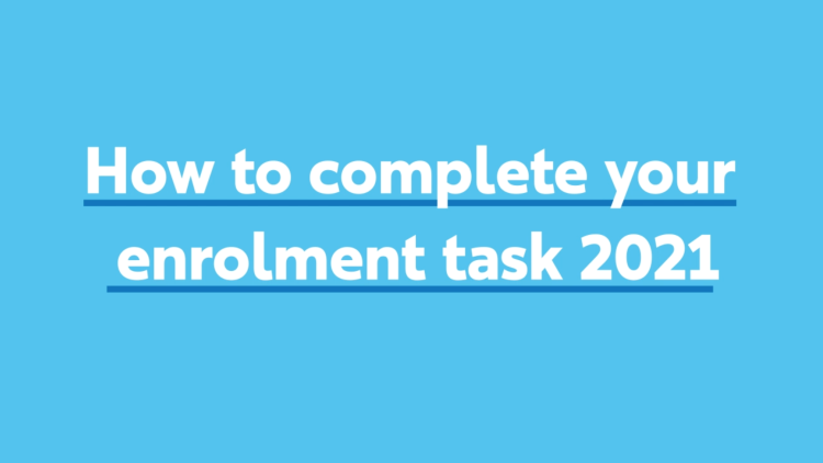 Ravensbourne enrolment instructions 2021