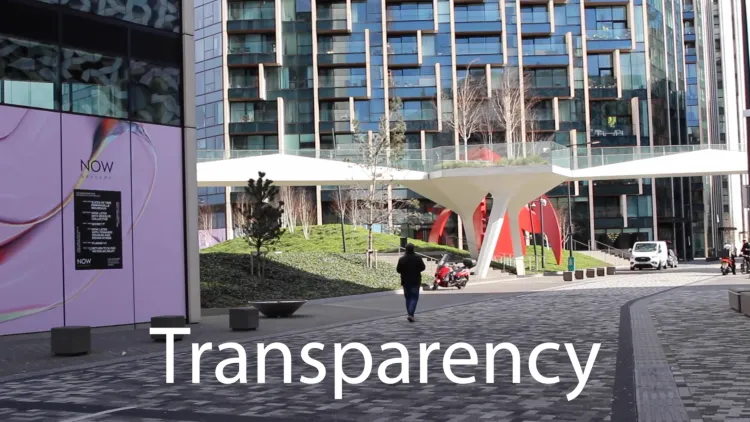 Man walking towards trees 