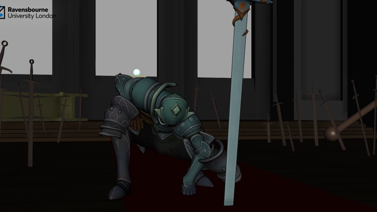 3D animation showreel - knight