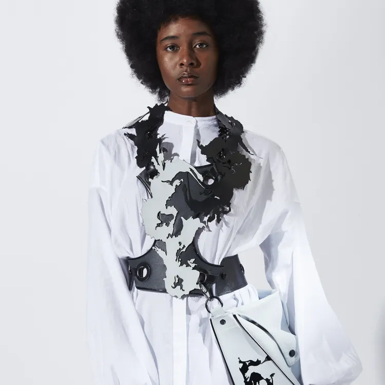 Undergraduate work on Fashion Accessories and Textiles course