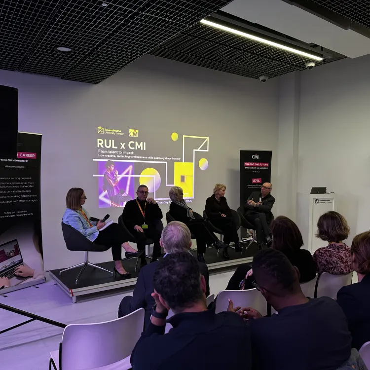 Ravensbourne CMI launch event panel
