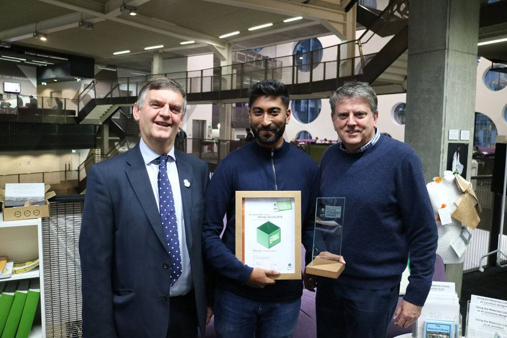 Bilaal Khan wins Pro Carton Young Designers Award
