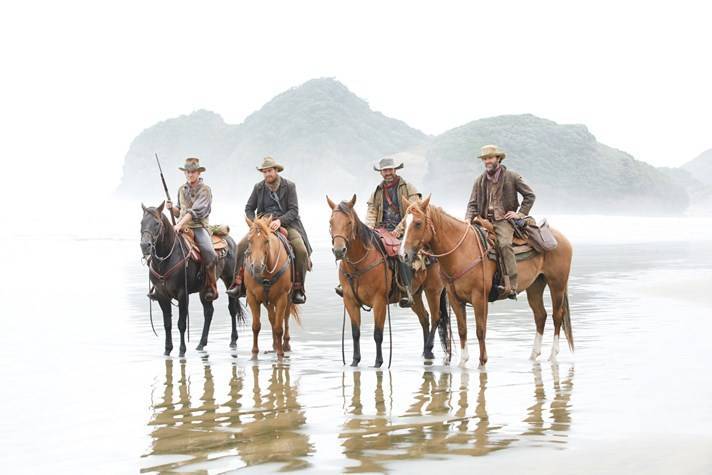 Cowboys resting portrait