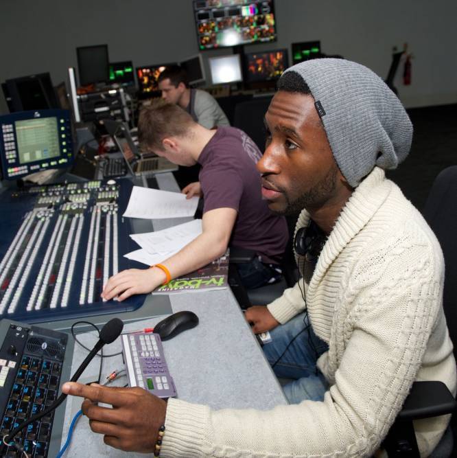 Behind the scenes on the Digital Film Technology undergraduate course