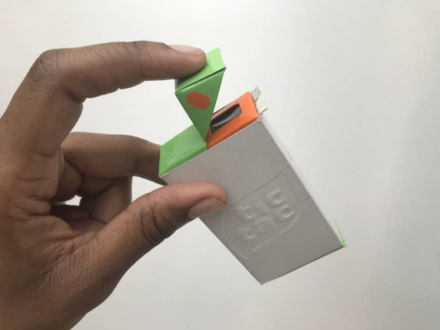 Sustainable Tic Tac packaging by Product Design student Gurjit Choda