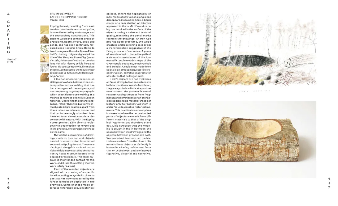 An excerpt from Mireille Fauchon's 'Illustration Research Methods' book