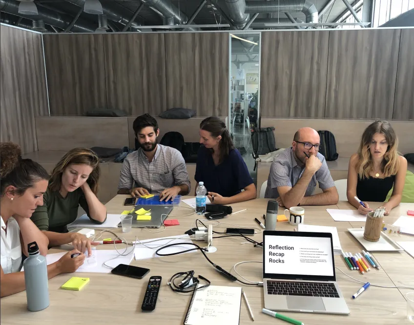 SkillsUnion workshop prior to the pandemic