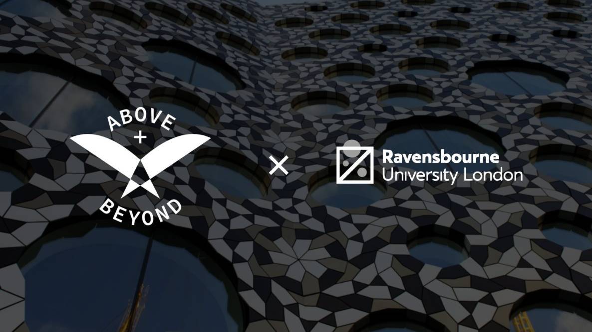 Above + Beyond x Ravemsbourne logo