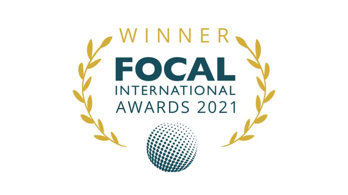 Laurel for the winner of the Focal awards 2021