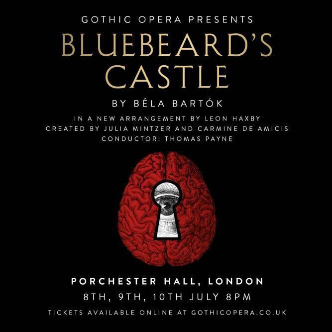 Poster for Bluebeard's Castle detailing cast and dates