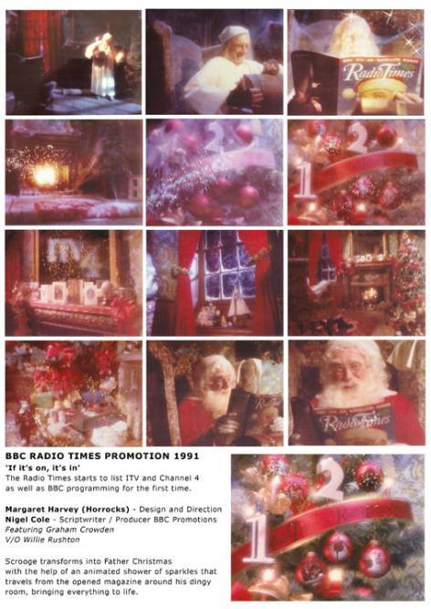 Radio Times Christmas Carol promotion