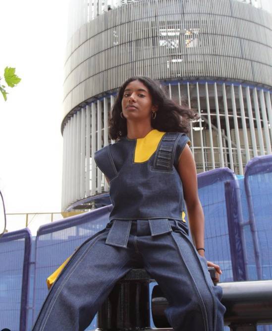Fashion graduate Davina Amjor sustainable work 