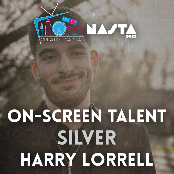 Harry Lorrell, winner of on-screen silver talent award