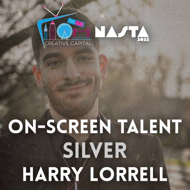 Harry Lorrell, winner of on-screen silver talent award