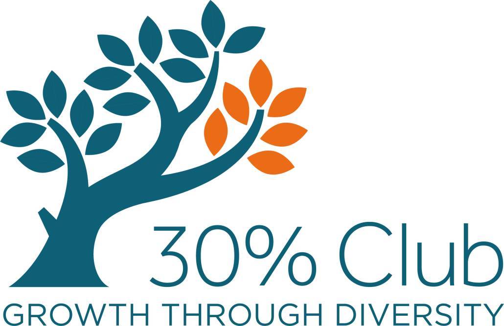 Logo for the 30% Club - Growth Through Diversity