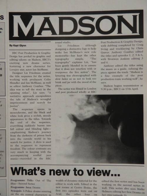 Madson press cutting