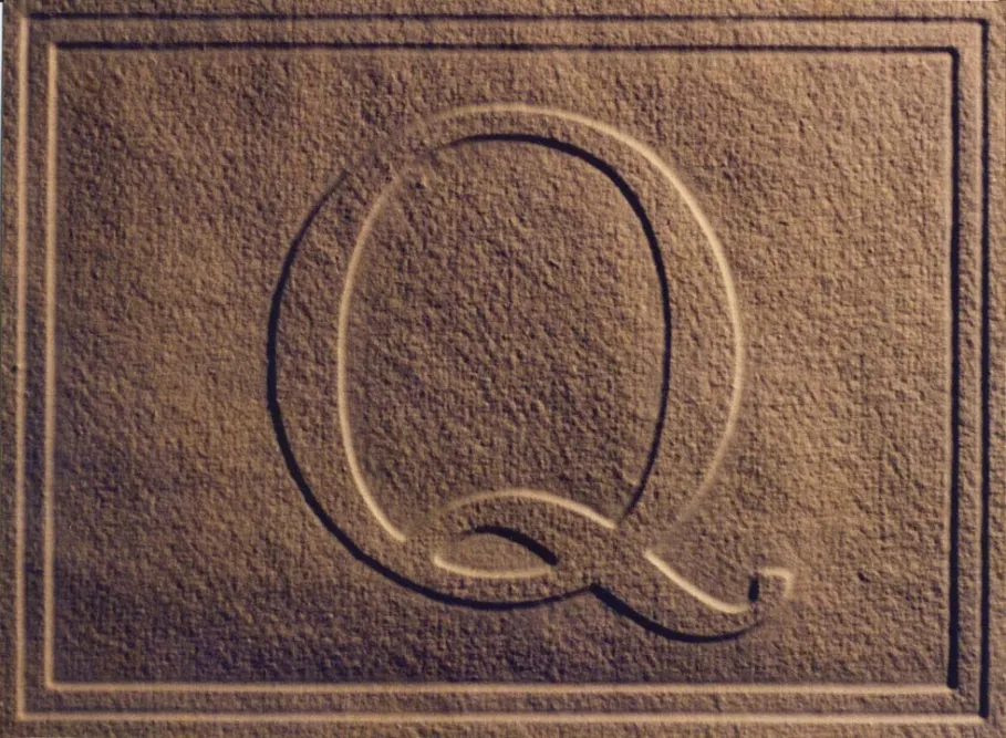 Question Time watercolour embossed paper