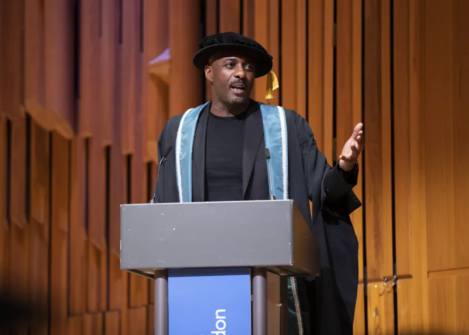 Idris Elba graduation 2022