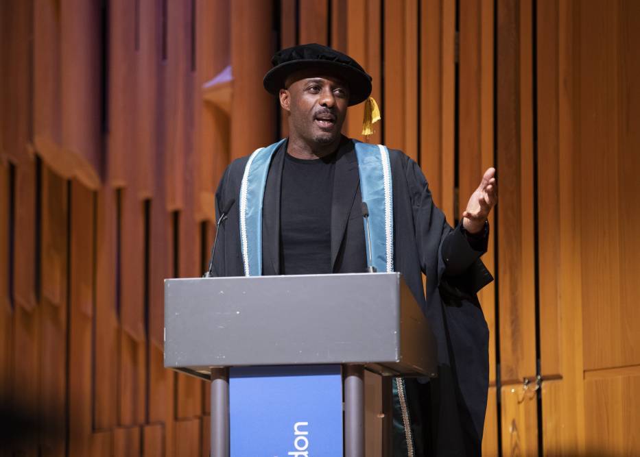 Idris Elba graduation 2022