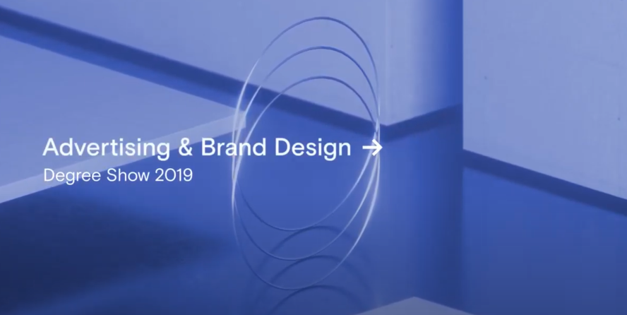 Undergraduate student work on Advertising and Brand Design course