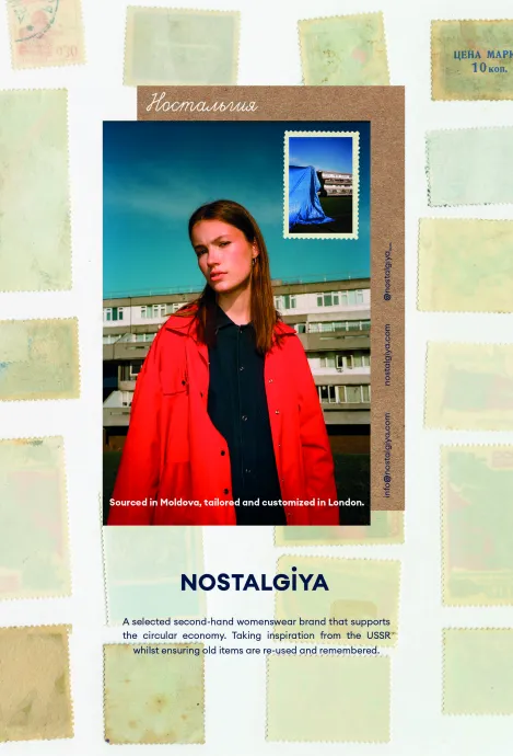 Undergraduate work on Fashion Promotion course