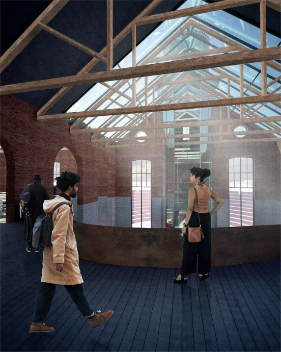 Undergraduate work on the Interior Design Environment Architectures course