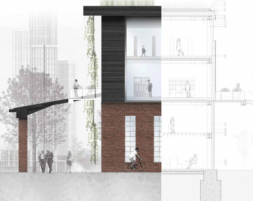 Undergraduate work on the Interior Design Environment Architectures course