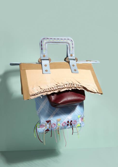 Undergraduate work on Fashion Accessories and Textiles course